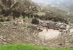 デルフイの遺跡(ギリシア世界遺産）